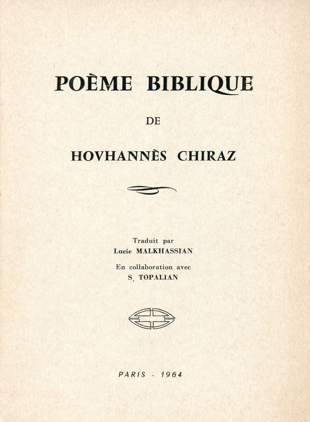 Hovhannès CHIRAZ --- Cliquer pour agrandir