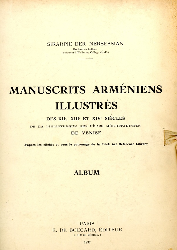 Sirarpie DER NERSESSIAN --- Cliquer pour agrandir