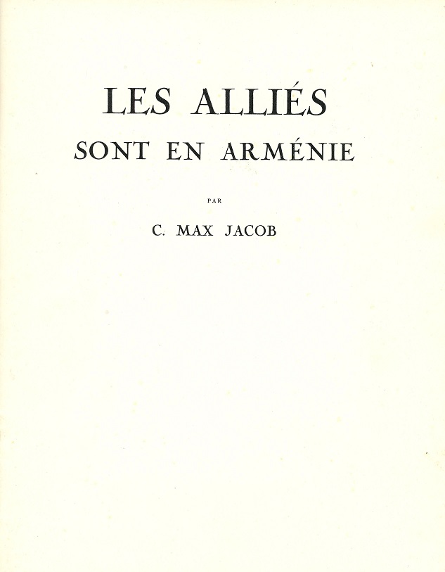 Max JACOB --- Cliquer pour agrandir