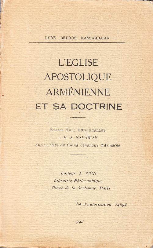 Père Bedros KASSARDJIAN --- Cliquer pour agrandir