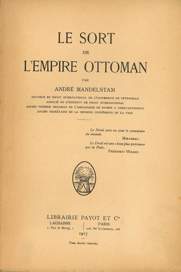 André Nicolayévitch MANDELSTAM --- Cliquer pour agrandir