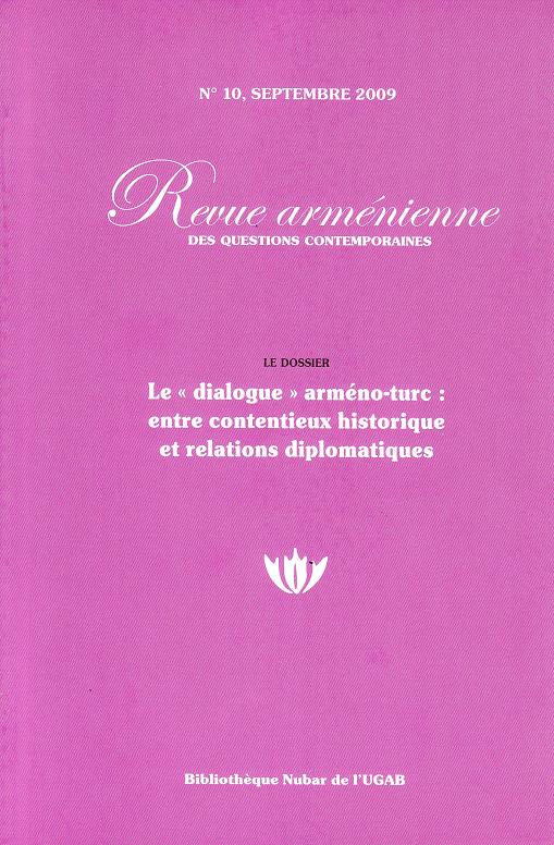 Revue arménienne des questions contemporaines --- Cliquer pour agrandir