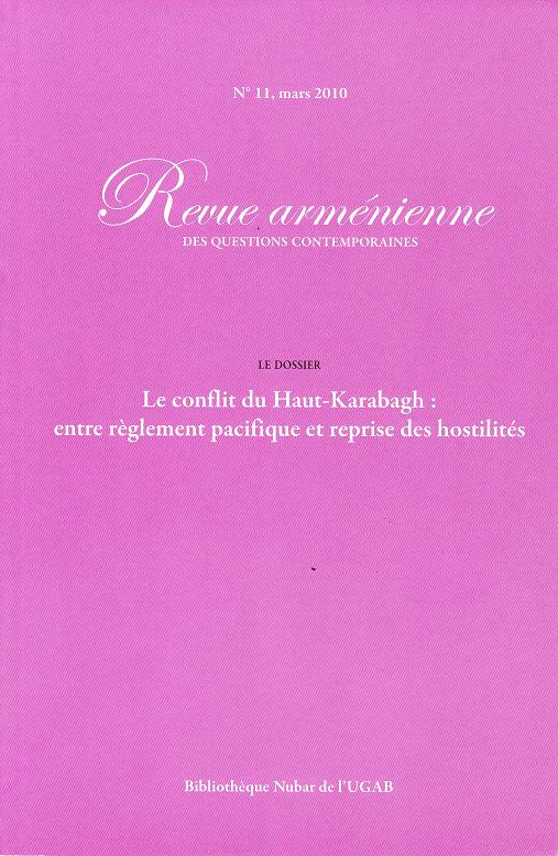 Revue arménienne des questions contemporaines --- Cliquer pour agrandir