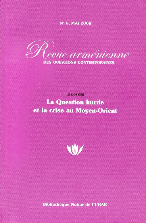 Revue arménienne des questions contemporaines --- Cliquer pour agrandir