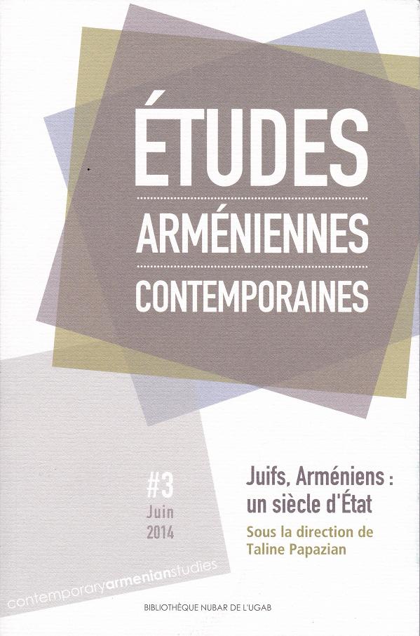 REVUE Etudes arméniennes contemporaines --- Cliquer pour agrandir