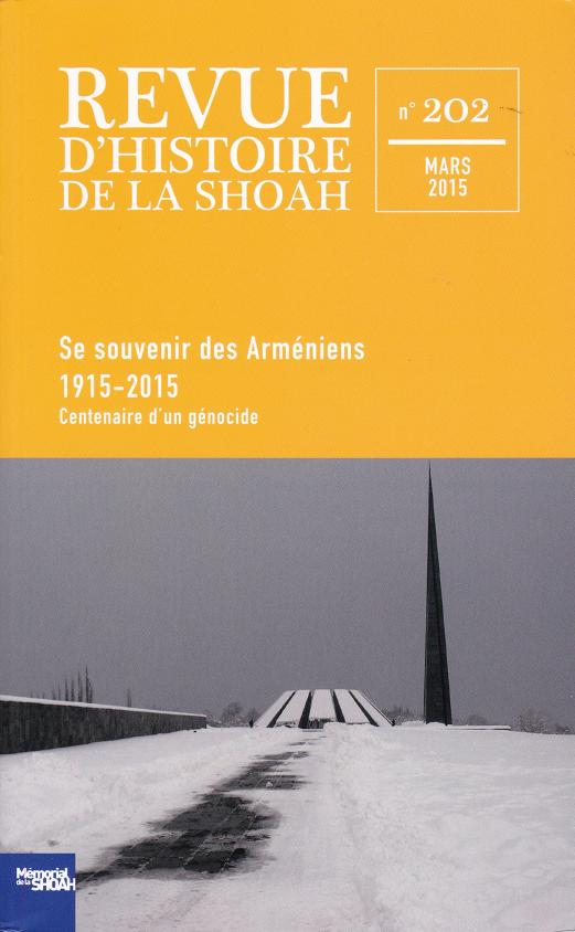 Revue Histoire de la Shoah --- Cliquer pour agrandir