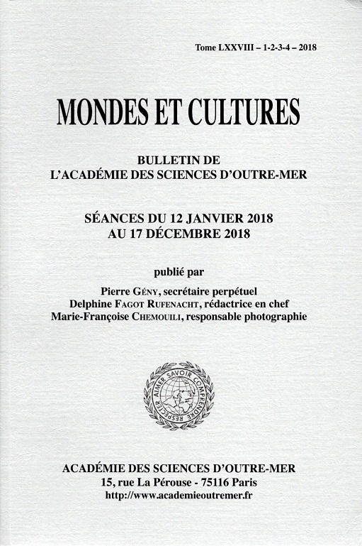 Revue Mondes et cultures --- Cliquer pour agrandir