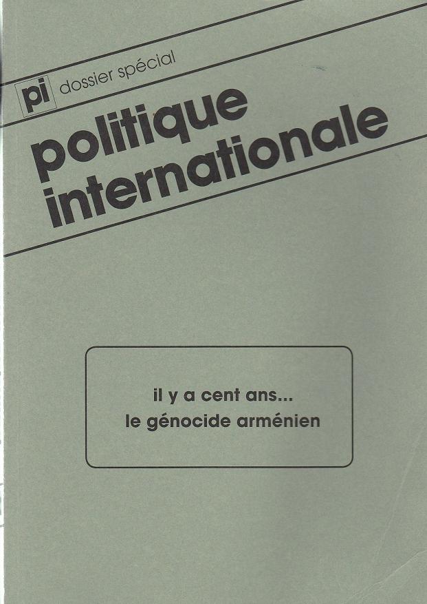 POLITIQUE INTERNATIONALE