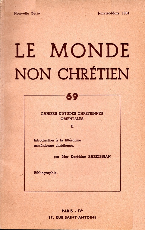 Karékine SARKISSIAN, Catholicos Karékine 1er --- Cliquer pour agrandir