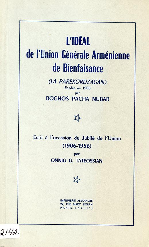 Onnig G. TATEOSSIAN --- Cliquer pour agrandir