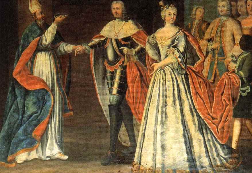 Grégoire célèbre le mariage du Duc de Tallard avec Gabrielle de Rohan --- Cliquer pour agrandir