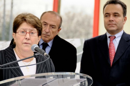 Jeanine Paloulian, Gérard Collomb et Denis Broliquier --- Cliquer pour agrandir