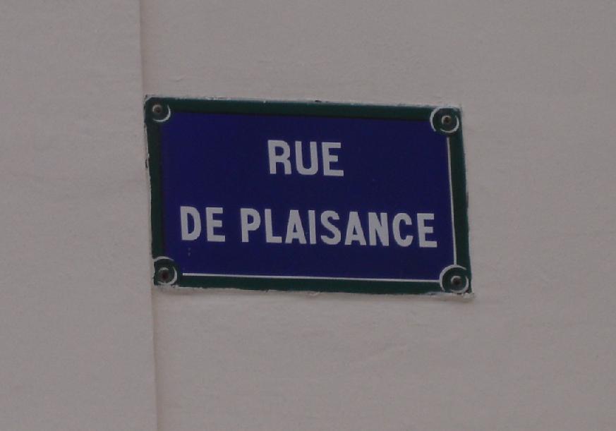 La Rue de Plaisance (photo JPH) --- Cliquer pour agrandir