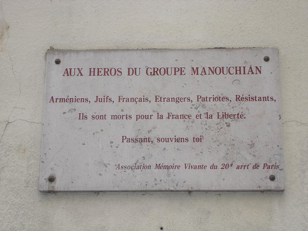 Plaque commémorative (photo JPH) --- Cliquer pour agrandir