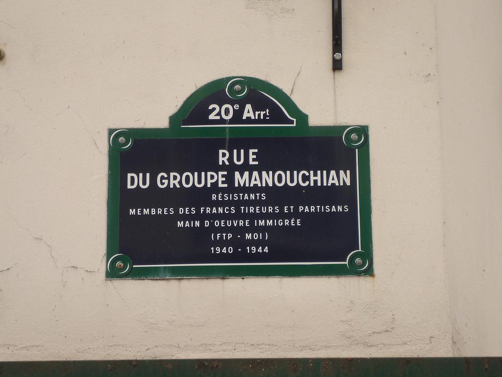 Plaque de la rue (photo JPH) --- Cliquer pour agrandir