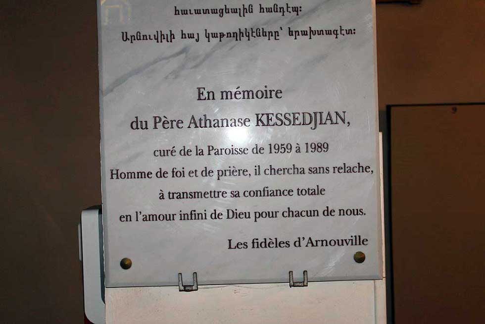 Mémoire du Père Kessedjian --- Cliquer pour agrandir